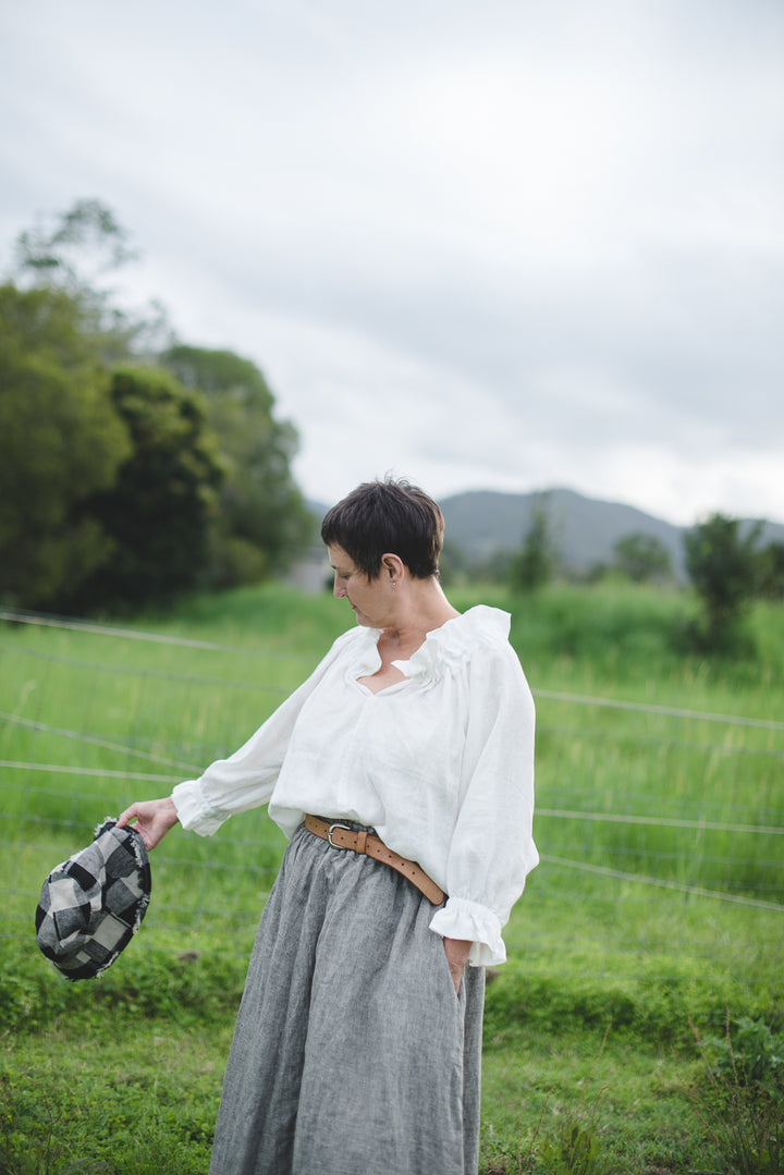 Weekender Linen Top - made to order