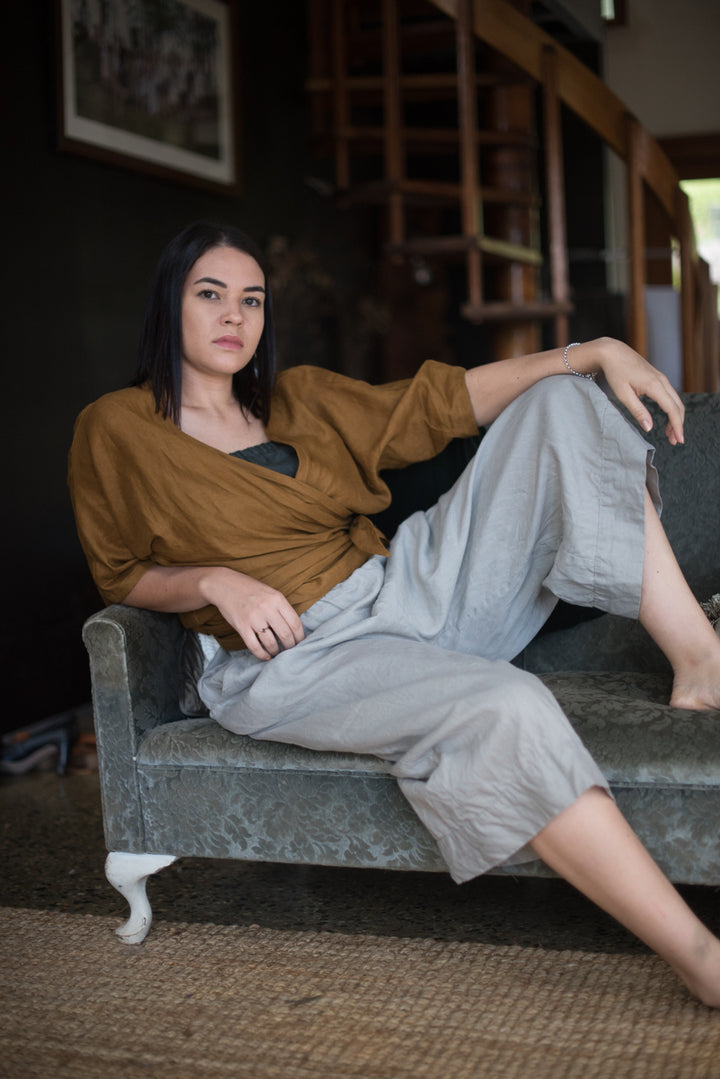 Hepburn Linen Culottes/Pants - made to order