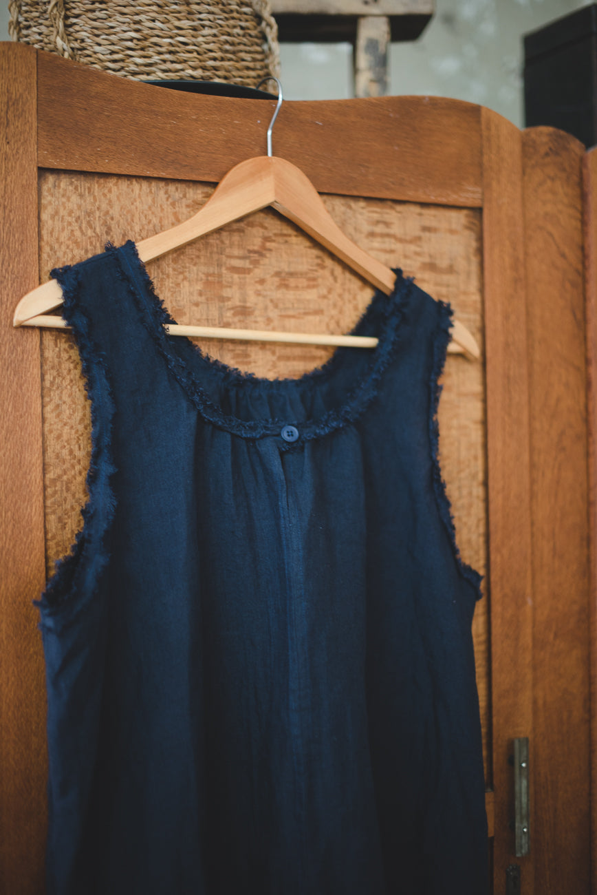 Chemise Linen Top - made to order