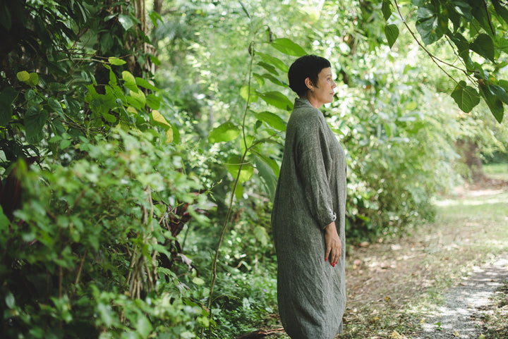 Pathfinder Linen Shirt Dress - made to order