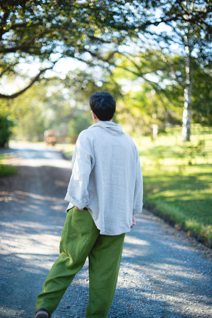 Linen Pull Over top - made to order