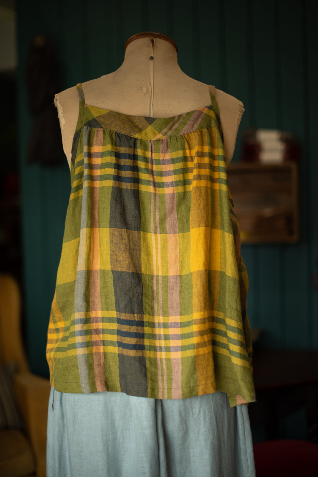 Chemise Cami - Citrus Check - Last Ones