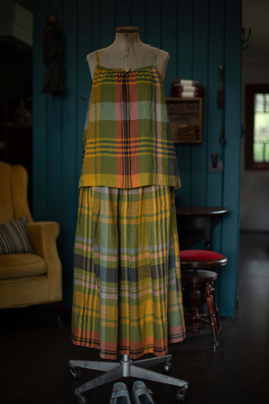 Overflow Pants - Citrus Check - Last pair