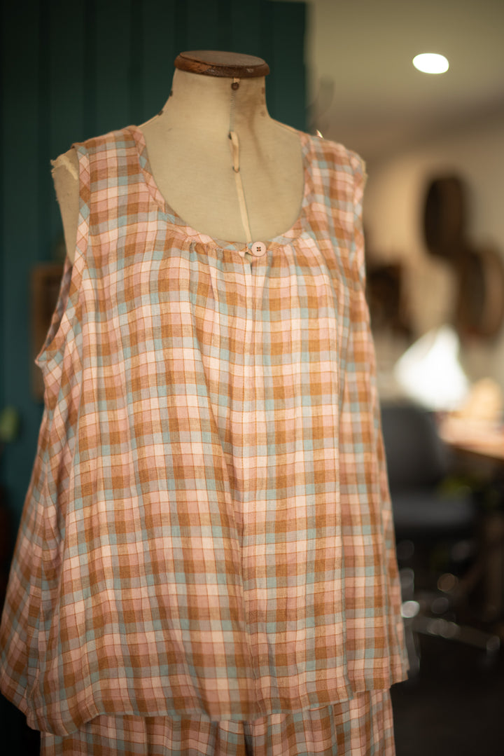 Chemise Singlet - Pinky Check - Last ones