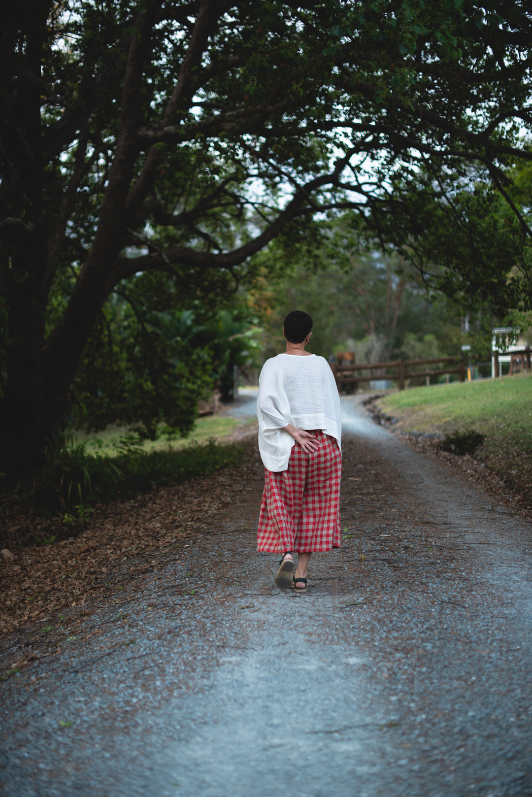 Overflow Culottes - Red Gingham - Joy Collection