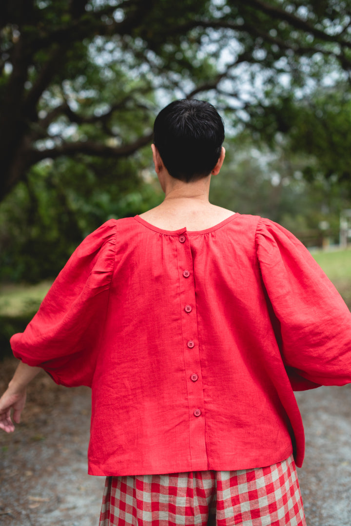 Count Your Blessings linen blouse - Joy collection