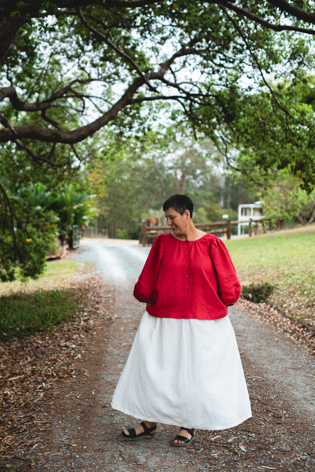 Count Your Blessings linen blouse - Joy collection