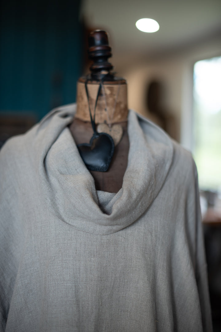 Linen Pull Over top - made to order