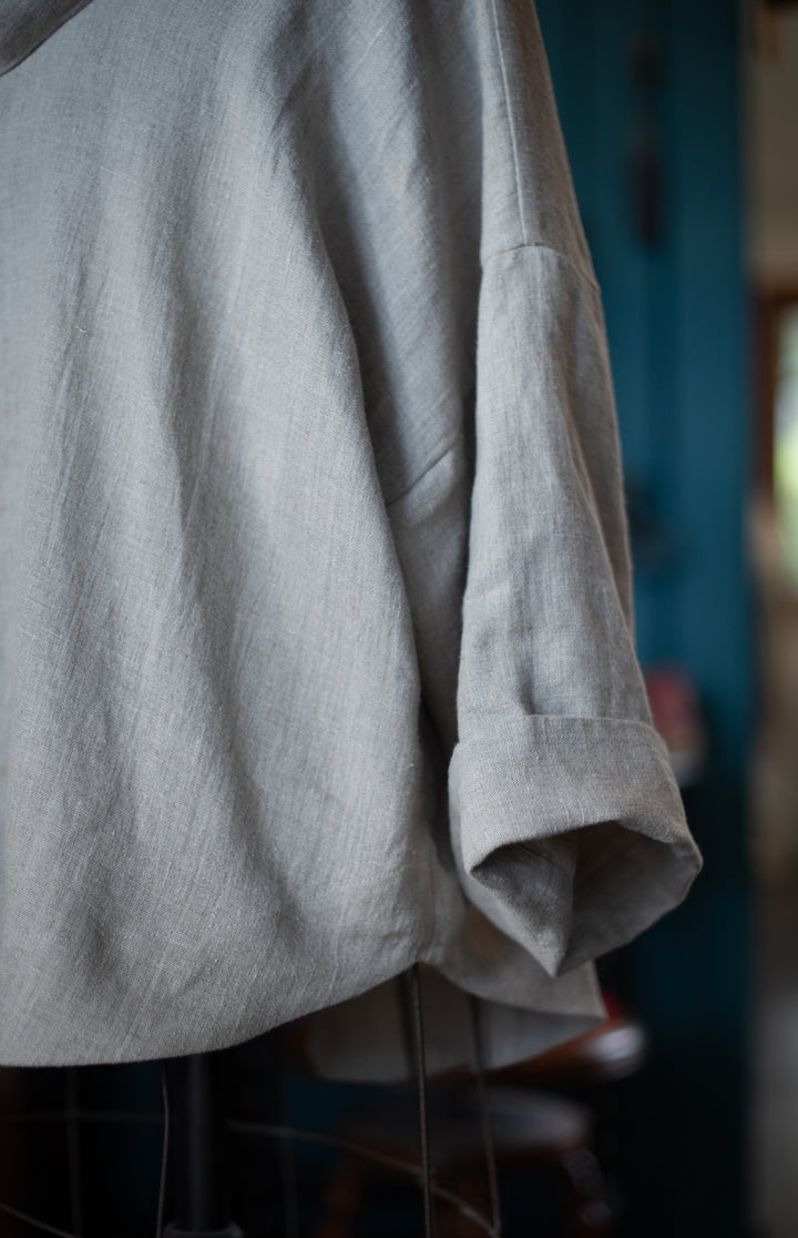 Linen Pull Over top - made to order
