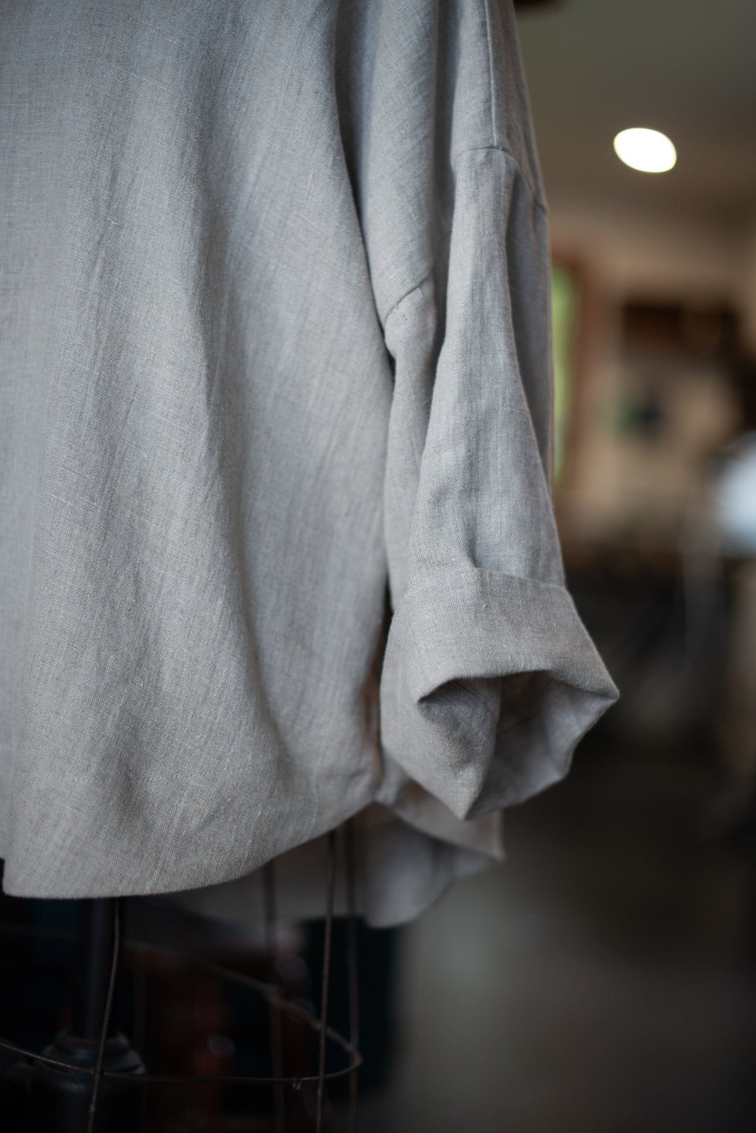 Linen Pull Over top - made to order