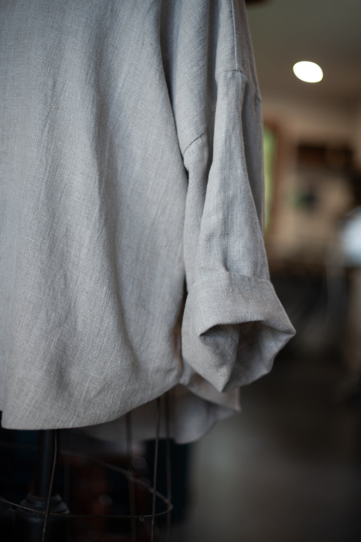 Linen Pull Over top - made to order