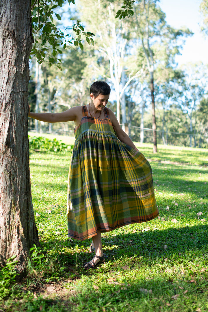 Daily Linen Pinafore Dress - made to order
