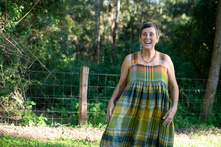 Daily Linen Pinafore Dress - made to order