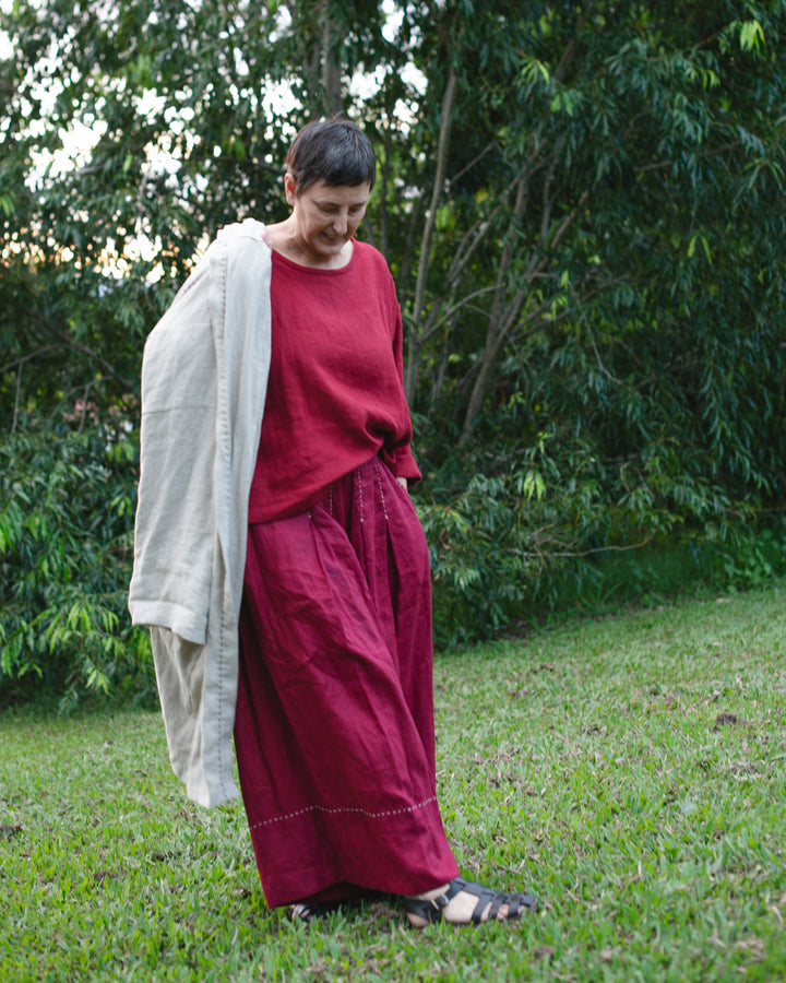 Over Flow - linen pants - made to order