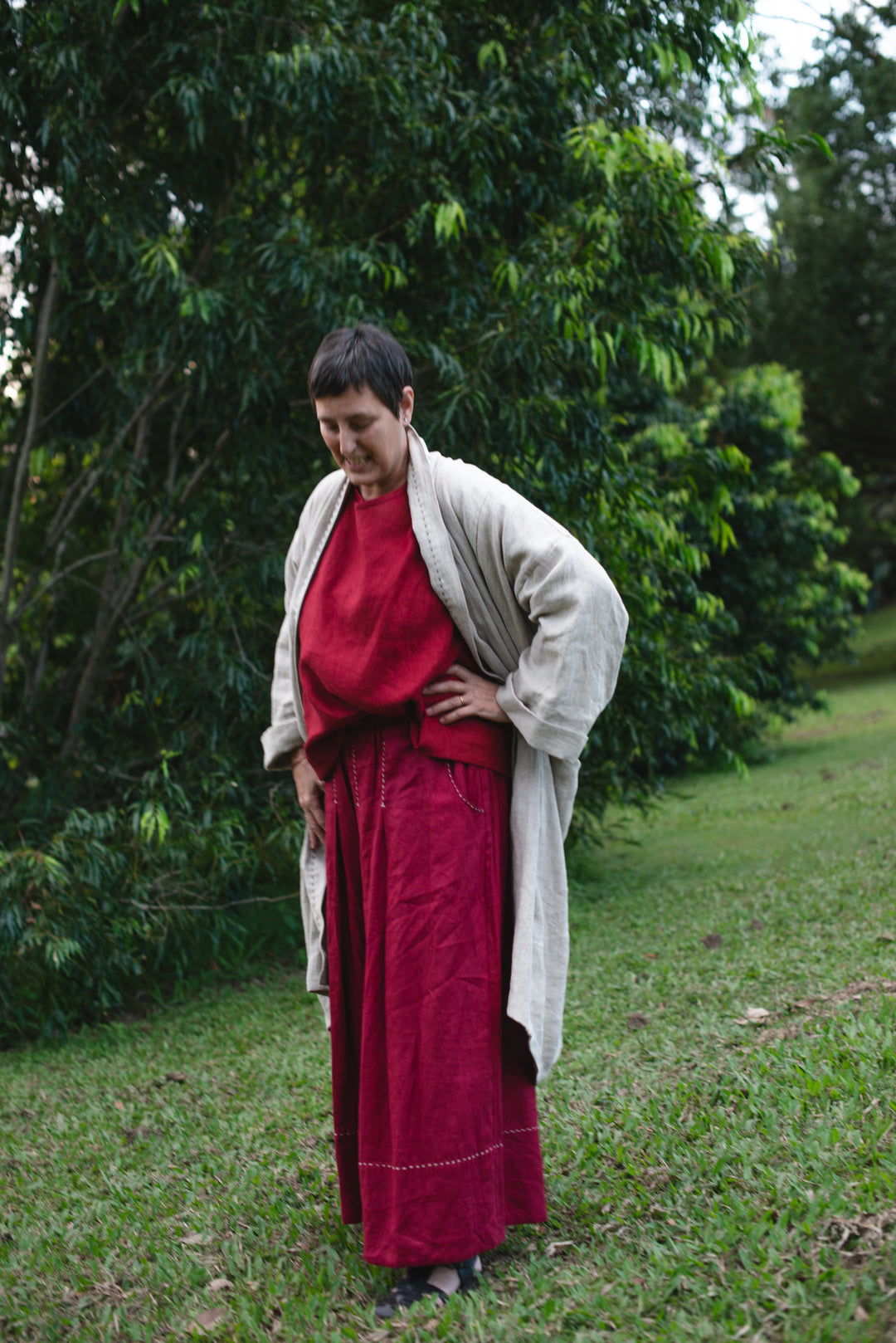 Over Flow - linen pants - made to order