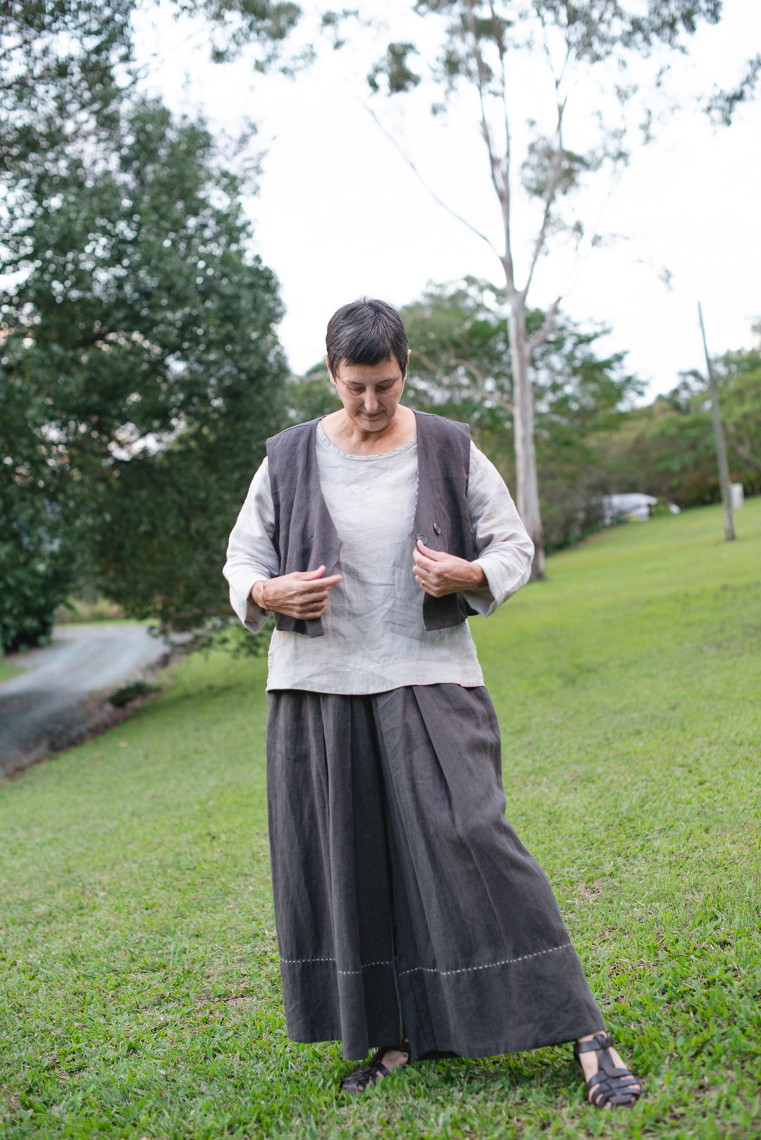 Over Flow - linen pants - made to order