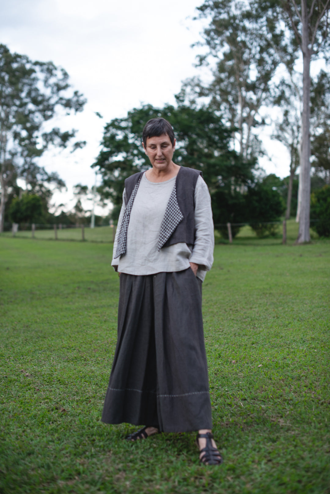 Over Flow - linen pants - made to order