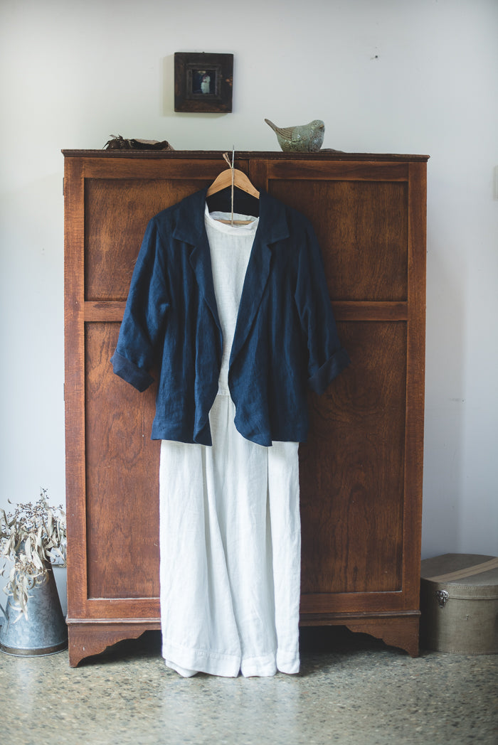 Mahoney - Slouchy Linen Jacket - made to order